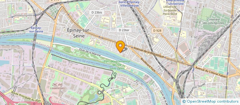localisation de l'entreprise MONSIEUR ANGE BOMBA à EPINAY-SUR-SEINE