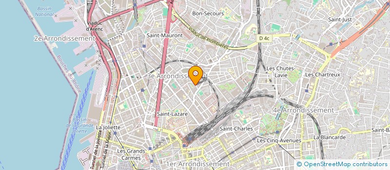 localisation de l'entreprise MONSIEUR ANGE BOUBAKRI à MARSEILLE