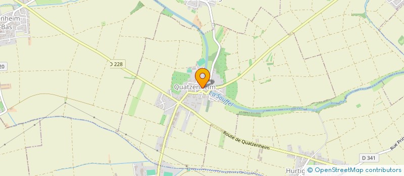 localisation de l'entreprise MONSIEUR ANGE BRIGNANO  QUATZENHEIM