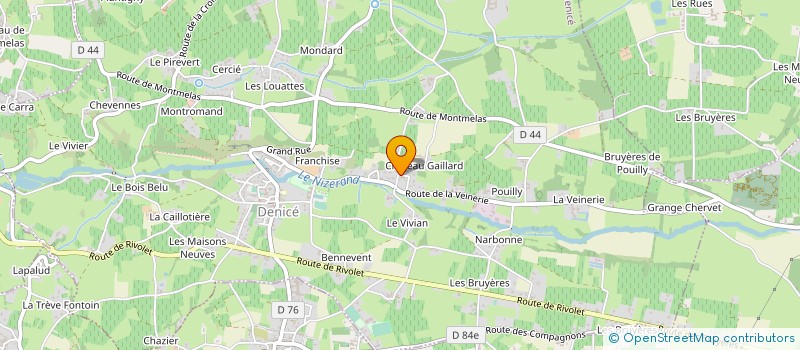 localisation de l'entreprise MONSIEUR ANGE BRUAS à DENICE