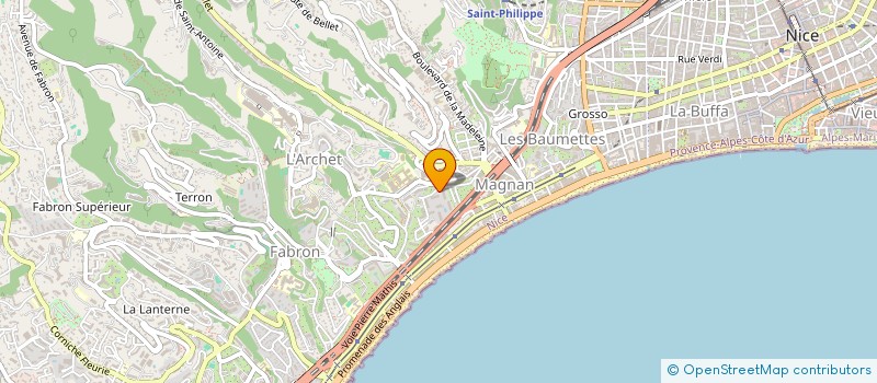 localisation de l'entreprise MONSIEUR ANGE CARAMICO à NICE
