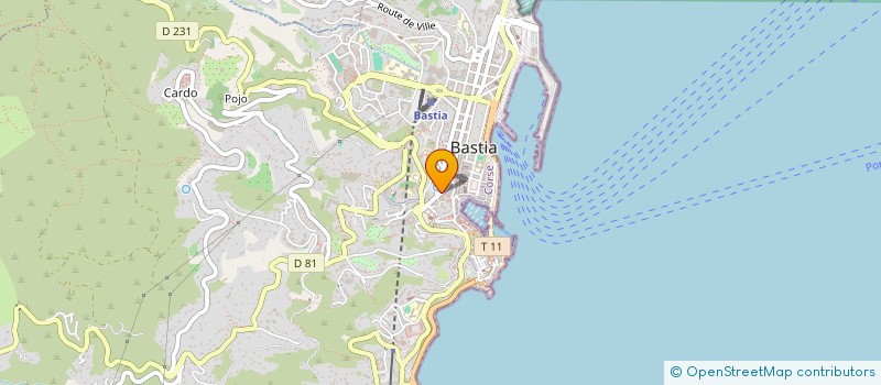localisation de l'entreprise MONSIEUR ANGE CHERUBINI à BASTIA