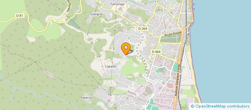 localisation de l'entreprise MONSIEUR ANGE CHESSA à BASTIA