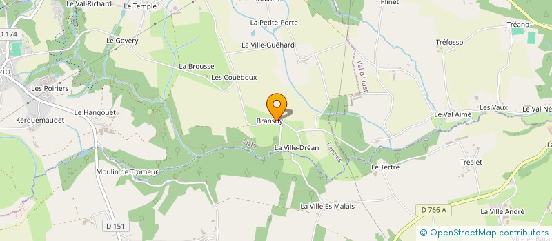 localisation de l'entreprise MONSIEUR ANGE COGARD  LIZIO