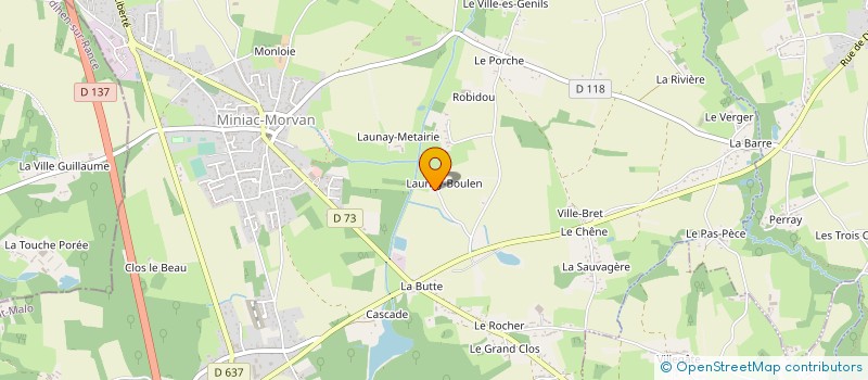 localisation de l'entreprise MONSIEUR ANGE COS  MINIAC-MORVAN