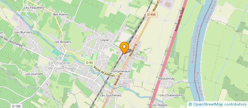 localisation de l'entreprise MONSIEUR ANGE COURT  LA CHAPELLE-DE-GUINCHAY