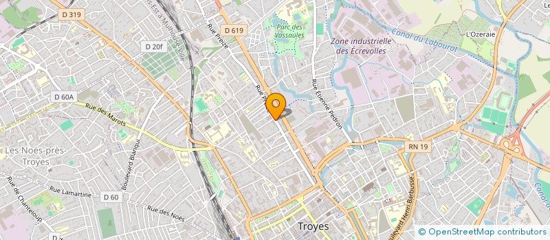 localisation de l'entreprise MONSIEUR ANGE COUVIN à TROYES