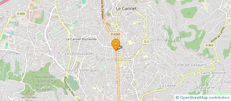 localisation de l'entreprise MONSIEUR ANGE CUMEGONDO à LE CANNET