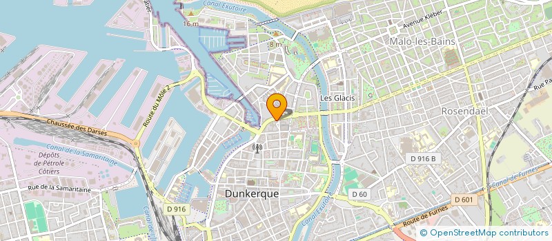 localisation de l'entreprise MONSIEUR ANGE DECOSTER à DUNKERQUE