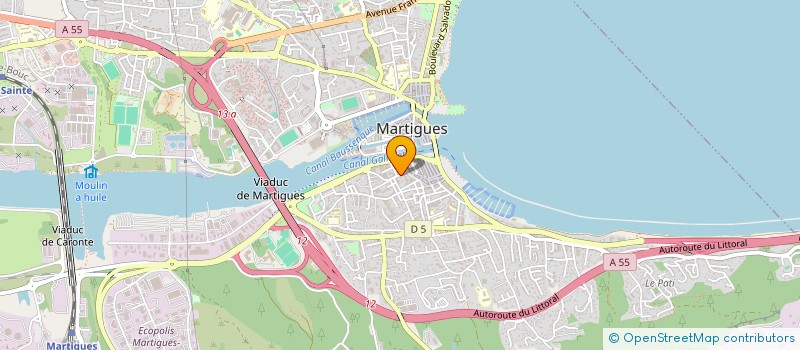 localisation de l'entreprise MONSIEUR ANGE DI MARIA à MARTIGUES