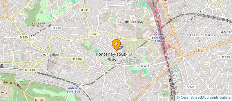 localisation de l'entreprise MONSIEUR ANGE DORNEL à FONTENAY-SOUS-BOIS