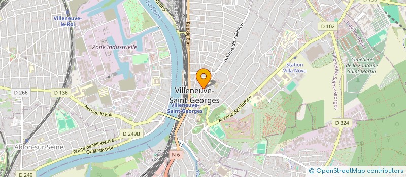 localisation de l'entreprise MONSIEUR ANGE DOUTSOP  VILLENEUVE-SAINT-GEORGES