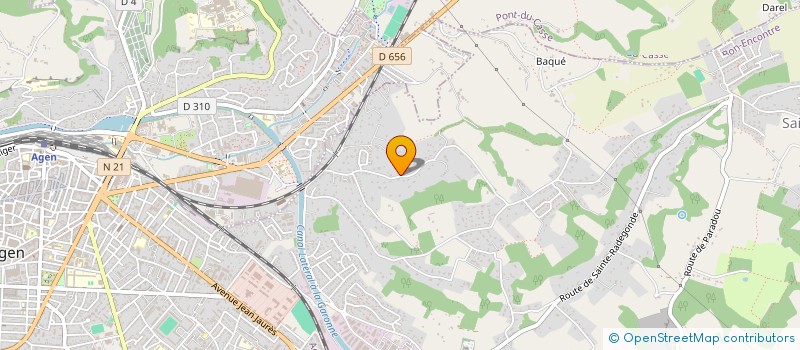 localisation de l'entreprise MONSIEUR ANGE DUHAYON  BON-ENCONTRE