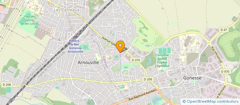 localisation de l'entreprise MONSIEUR ANGE EBOULE  GONESSE