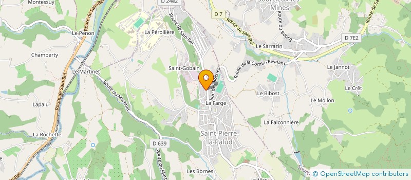 localisation de l'entreprise MONSIEUR ANGE ENCAUSSE à SAINT-PIERRE-LA-PALUD