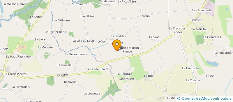 localisation de l'entreprise MONSIEUR ANGE ERARD  RIVES-DU-COUESNON