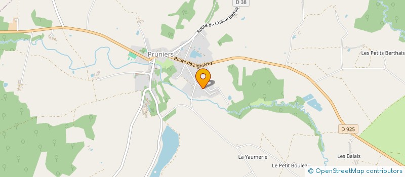 localisation de l'entreprise MONSIEUR ANGE ESCORIHUELA à PRUNIERS