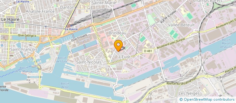 localisation de l'entreprise MONSIEUR ANGE FASSERI à LE HAVRE