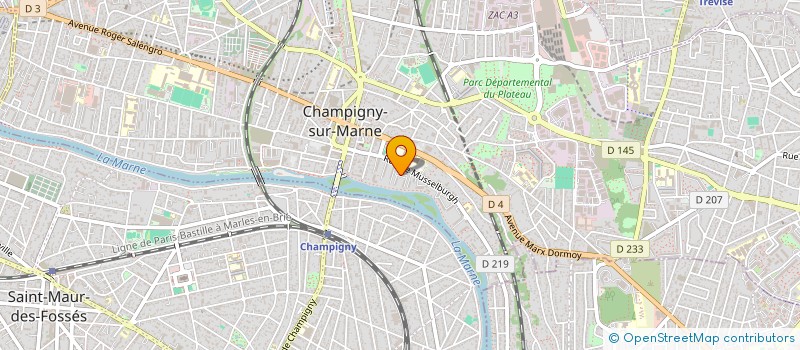localisation de l'entreprise MONSIEUR ANGE-FEREL SAKALOU à CHAMPIGNY-SUR-MARNE