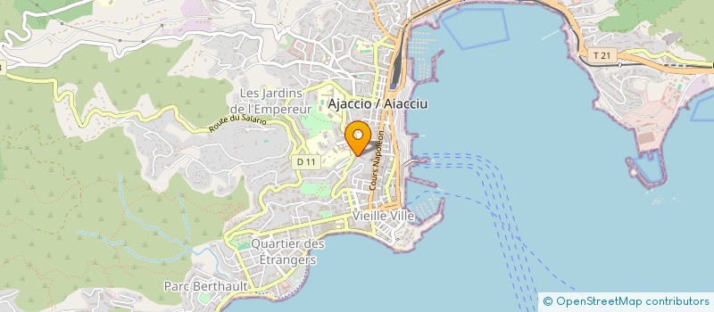 localisation de l'entreprise MONSIEUR ANGE FERRANDEZ à AJACCIO