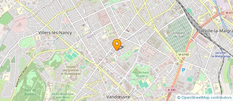 localisation de l'entreprise MONSIEUR ANGE GALLEGO  VANDUVRE-LES-NANCY