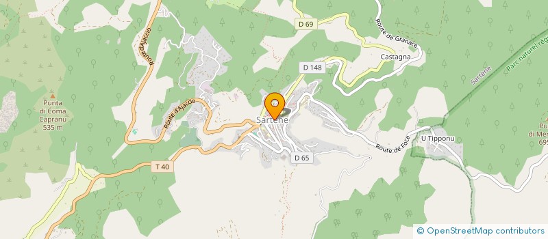 localisation de l'entreprise MONSIEUR ANGE GAMBINI à SARTENE