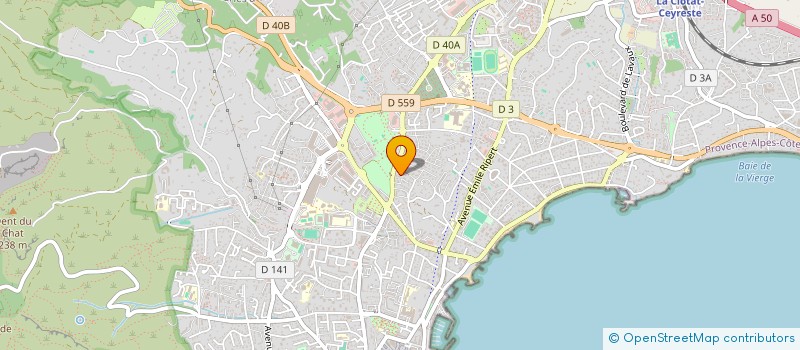 localisation de l'entreprise MONSIEUR ANGE GARCIA à LA CIOTAT