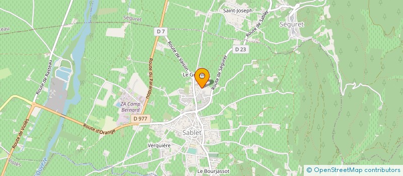 localisation de l'entreprise MONSIEUR ANGE GIANCATARINA  SABLET