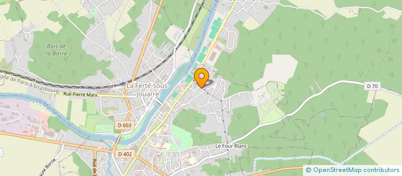 localisation de l'entreprise MONSIEUR ANGE GOHOUROU à LA FERTE-SOUS-JOUARRE