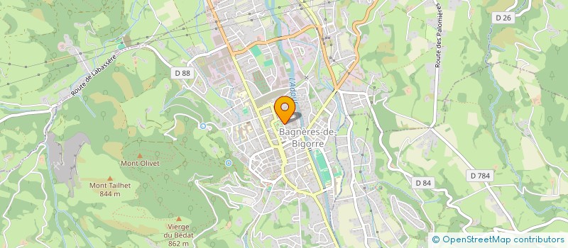 localisation de l'entreprise MONSIEUR ANGE GOURGUES  BAGNERES-DE-BIGORRE