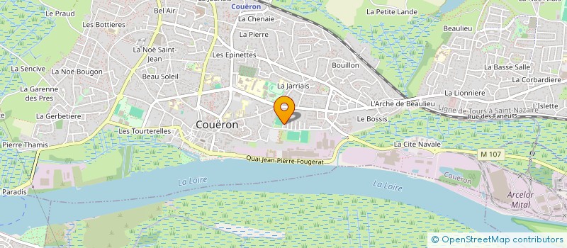 localisation de l'entreprise MONSIEUR ANGE GUENEAU à COUERON