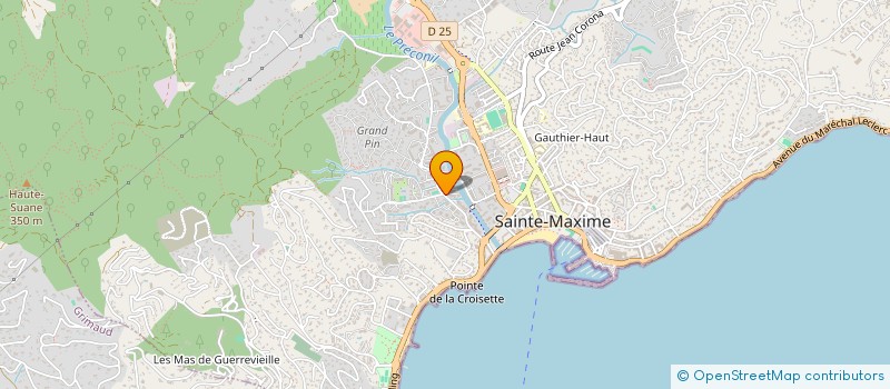 localisation de l'entreprise MONSIEUR ANGE HADZIKARIC à SAINTE-MAXIME