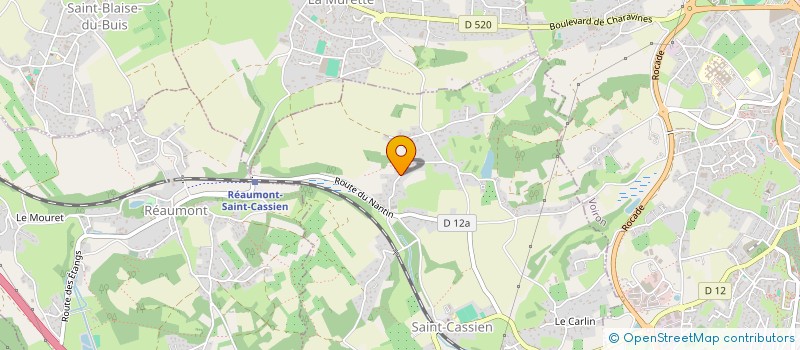 localisation de l'entreprise MONSIEUR ANGE HERNANDEZ  SAINT-CASSIEN