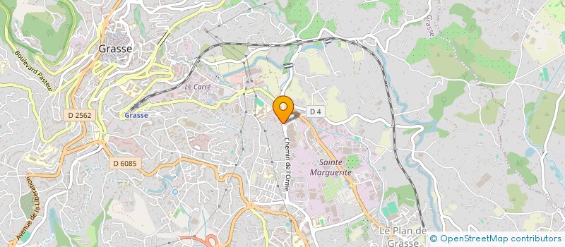 localisation de l'entreprise MONSIEUR ANGE HIGUERAS à GRASSE
