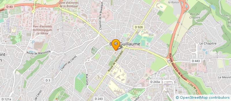 localisation de l'entreprise MONSIEUR ANGE HONORE à BOIS-GUILLAUME