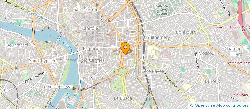 localisation de l'entreprise MONSIEUR ANGE HUBERT  TOULOUSE