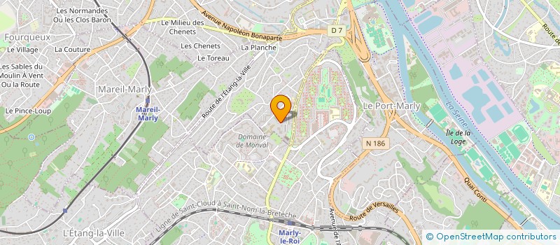 localisation de l'entreprise MONSIEUR ANGE JACQ  LE PECQ