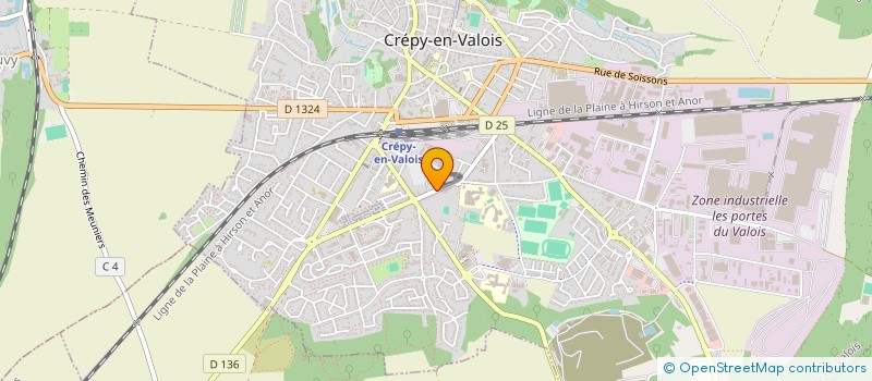 localisation de l'entreprise MONSIEUR ANGE JEAN YANNE COFFI  CREPY-EN-VALOIS