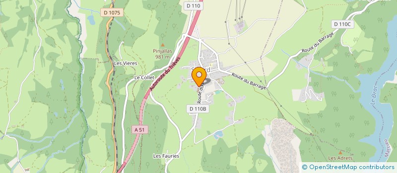 localisation de l'entreprise MONSIEUR ANGE JEANNIN  SINARD