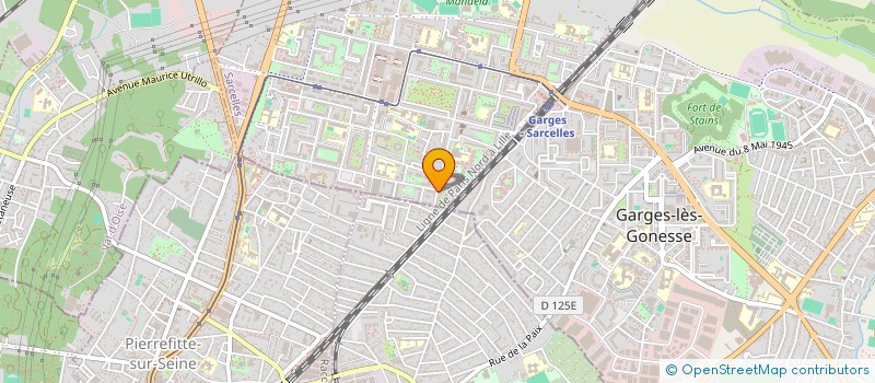 localisation de l'entreprise MONSIEUR ANGE JOHNSON  SARCELLES