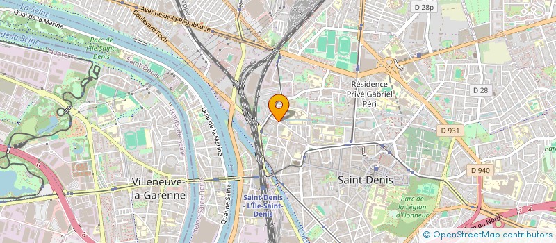 localisation de l'entreprise MONSIEUR ANGE-JORDAN MBISSOKO NDOB  SAINT-DENIS