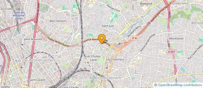 localisation de l'entreprise MONSIEUR ANGE KABA à MARSEILLE