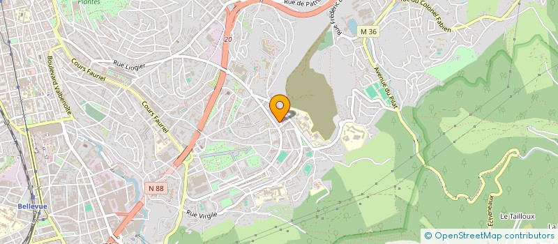 localisation de l'entreprise MONSIEUR ANGE KAYEMBE DJIKAMBA NSHIMBULA  SAINT-ETIENNE