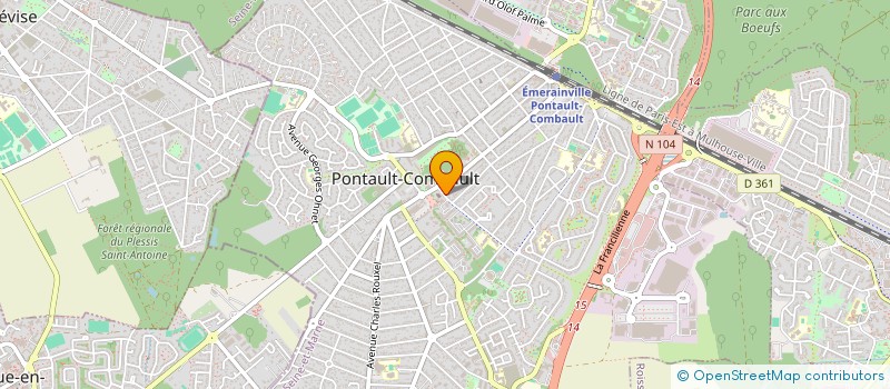 localisation de l'entreprise MONSIEUR ANGE KISSILA à PONTAULT-COMBAULT