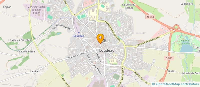 localisation de l'entreprise MONSIEUR ANGE LABOUX à LOUDEAC