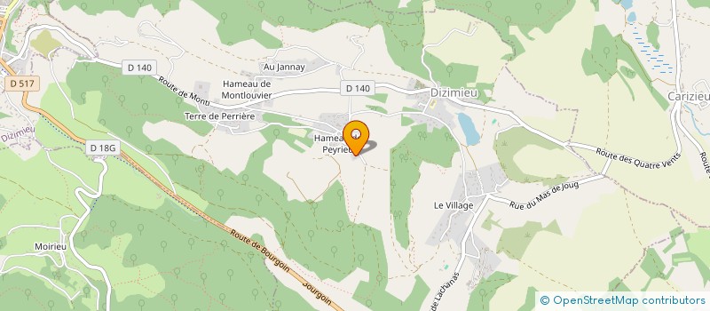 localisation de l'entreprise MONSIEUR ANGE LAMBERT à DIZIMIEU