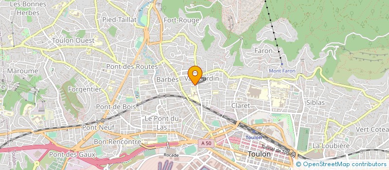 localisation de l'entreprise MONSIEUR ANGE LANZADA  TOULON