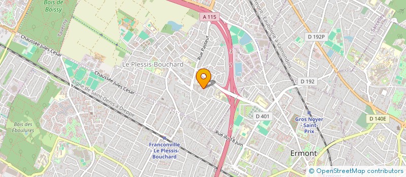 localisation de l'entreprise MONSIEUR ANGE LE  LE PLESSIS-BOUCHARD