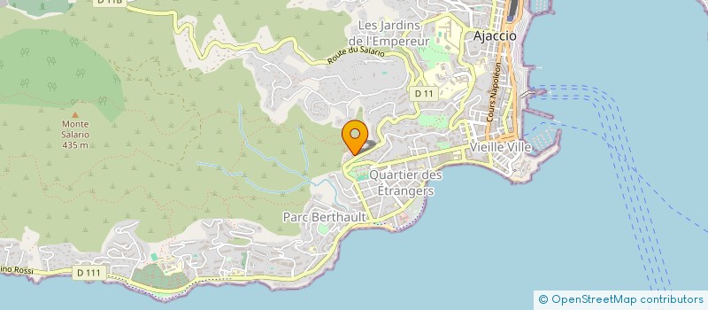 localisation de l'entreprise MONSIEUR ANGE LECA à AJACCIO