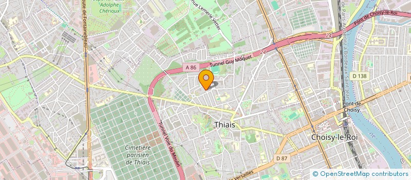 localisation de l'entreprise MONSIEUR ANGE LOPER  THIAIS